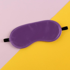 Маска для сна, 19 × 8,5 см, резинка одинарная, цвет МИКС Маска для сна, 19 × 8,5 см, резинка одинарная, цвет МИКС