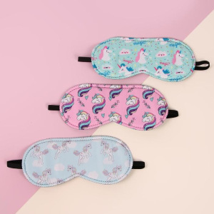 Маска для сна «Единороги», 19,5 × 8,5 см, резинка одинарная, цвет МИКС Маска для сна «Единороги», 19,5 × 8,5 см, резинка одинарная, цвет МИКС