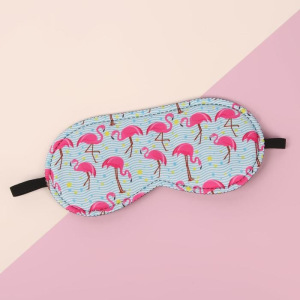 Маска для сна «Фламинго», 19,5 × 8,5 см, резинка одинарная, цвет МИКС Маска для сна «Фламинго», 19,5 × 8,5 см, резинка одинарная, цвет МИКС