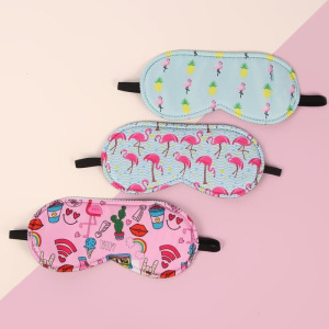 Маска для сна «Фламинго», 19,5 × 8,5 см, резинка одинарная, цвет МИКС Маска для сна «Фламинго», 19,5 × 8,5 см, резинка одинарная, цвет МИКС