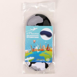 Маска для сна «Хаки» 20 × 8,5 см, резинка одинарная, разноцветная Маска для сна «Хаки» 20 × 8,5 см, резинка одинарная, разноцветная