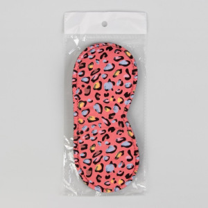 Маска для сна «Леопард» 19,5 × 8,5 см, резинка одинарная, цвет МИКС Маска для сна «Леопард» 19,5 × 8,5 см, резинка одинарная, цвет МИКС