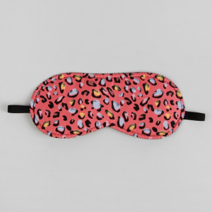 Маска для сна «Леопард» 19,5 × 8,5 см, резинка одинарная, цвет МИКС Маска для сна «Леопард» 19,5 × 8,5 см, резинка одинарная, цвет МИКС