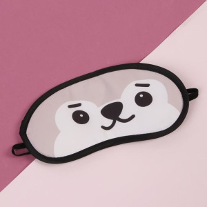 Маска для сна «Мордашки» 19 × 9 см, резинка одинарная, цвет МИКС Маска для сна «Мордашки» 19 × 9 см, резинка одинарная, цвет МИКС