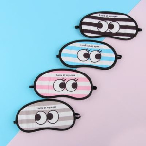 Маска для сна «MY EYES», 19 × 9 см, резинка одинарная, цвет МИКС Маска для сна «MY EYES», 19 × 9 см, резинка одинарная, цвет МИКС