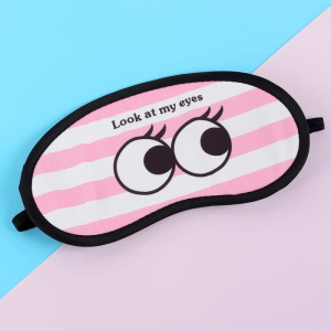 Маска для сна «MY EYES», 19 × 9 см, резинка одинарная, цвет МИКС Маска для сна «MY EYES», 19 × 9 см, резинка одинарная, цвет МИКС