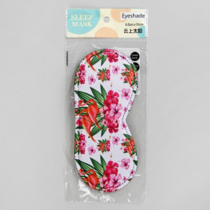 Маска для сна «Рай» 19,5 × 8,5 см, резинка одинарная, МИКС Маска для сна «Рай» 19,5 × 8,5 см, резинка одинарная, МИКС