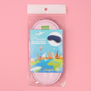 Маска для сна «Зарядка» 19 × 9 см, резинка одинарная, цвет МИКС Маска для сна «Зарядка» 19 × 9 см, резинка одинарная, цвет МИКС