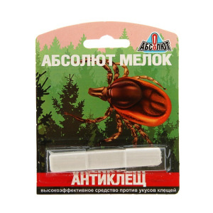 Мелок от клещей "Абсолют", в блистере, 25 г Мелок от клещей "Абсолют", в блистере, 25 г