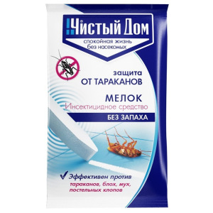 Мелок от тараканов Чистый дом 20 г Мелок от тараканов Чистый дом 20 г