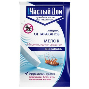 Мелок от тараканов Чистый дом 20 г Мелок от тараканов Чистый дом 20 г