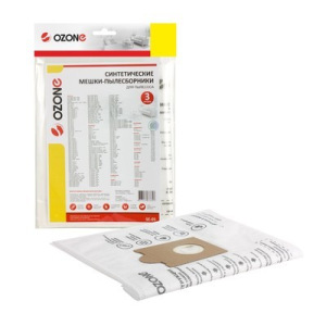 Мешки-пылесборники SE-05 Ozone синтетические для пылесоса, 3 шт Мешки-пылесборники SE-05 Ozone синтетические для пылесоса, 3 шт