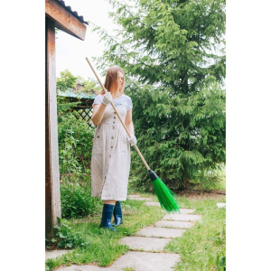 Метла круглая наборная «Стандарт», 4 фланца, цвет МИКС Метла круглая наборная «Стандарт», 4 фланца, цвет МИКС