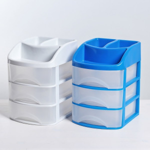 Мини-комод 3-х секционный с дополнительными отделениями «Минибокс-3», цвет МИКС Мини-комод 3-х секционный с дополнительными отделениями «Минибокс-3», цвет МИКС