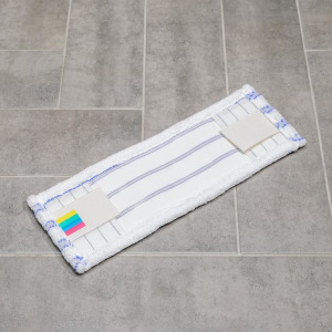 Моп микрофибра с мягкими абразивными вставками, крепление «карман» + «уши», 40 см Моп микрофибра с мягкими абразивными вставками, крепление «карман» + «уши», 40 см