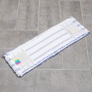 Моп микрофибра с мягкими абразивными вставками, крепление «карман» + «уши», 50 см Моп микрофибра с мягкими абразивными вставками, крепление «карман» + «уши», 50 см