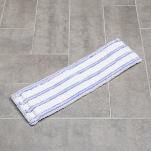 Моп микрофибра с мягкими абразивными вставками, крепление кнопки, 46×13 см Моп микрофибра с мягкими абразивными вставками, крепление кнопки, 46×13 см