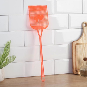 Мухобойка «Сердечки», 47,5×12 см, цвет МИКС Мухобойка «Сердечки», 47,5×12 см, цвет МИКС