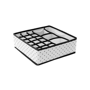 Мульти-органайзер для нижнего белья и аксессуаров Eco White, 18+3+1 секция, 30х30х11 см Мульти-органайзер для нижнего белья и аксессуаров Eco White, 18+3+1 секция, 30х30х11 см