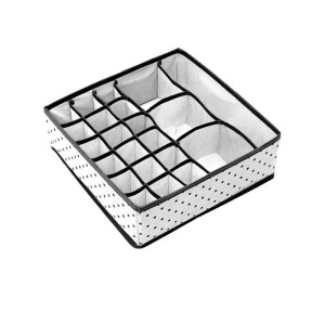 Мульти-органайзер для нижнего белья и аксессуаров Eco White, 18+3+1 секция, 30х30х11 см Мульти-органайзер для нижнего белья и аксессуаров Eco White, 18+3+1 секция, 30х30х11 см