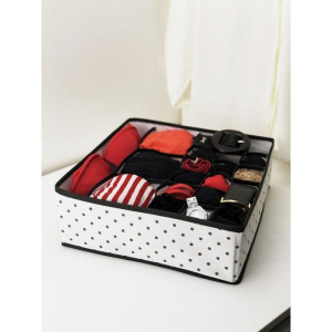 Мульти-органайзер для нижнего белья и аксессуаров Eco White, 18+3+1 секция, 30х30х11 см Мульти-органайзер для нижнего белья и аксессуаров Eco White, 18+3+1 секция, 30х30х11 см