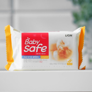 Мыло для стирки детских вещей CJ Lion Baby safe, с ароматом акации, 190 г Мыло для стирки детских вещей CJ Lion Baby safe, с ароматом акации, 190 г