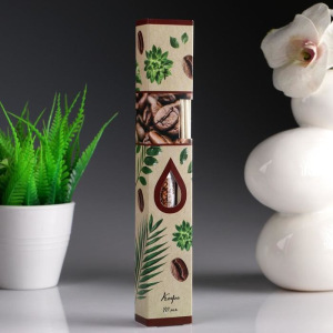 Набор аромамасел в диффузор "Кофе" с ротанговыми палочками, 3 флакона по 30 мл Набор аромамасел в диффузор "Кофе" с ротанговыми палочками, 3 флакона по 30 мл