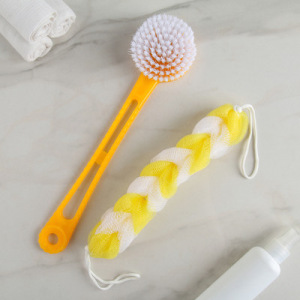 Набор банный, 2 предмета: мочалка, щётка банная, цвет МИКС Набор банный, 2 предмета: мочалка, щётка банная, цвет МИКС