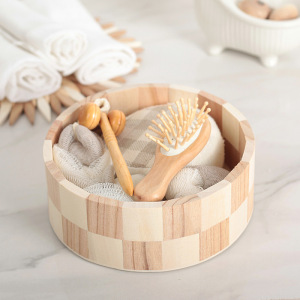 Набор банный, 4 предмета: 2 мочалки, массажёр, расчёска, цвет МИКС Набор банный, 4 предмета: 2 мочалки, массажёр, расчёска, цвет МИКС