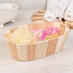 Набор банный, 4 предмета: расчёска, мочалка, пемза, шапочка для душа, цвет МИКС Набор банный, 4 предмета: расчёска, мочалка, пемза, шапочка для душа, цвет МИКС