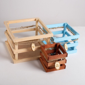 Набор деревянных ящиков 3в1, "От всего сердца", 20 х 20 х 13 - 15 х 15 х 11 см Набор деревянных ящиков 3в1, "От всего сердца", 20 х 20 х 13 - 15 х 15 х 11 см