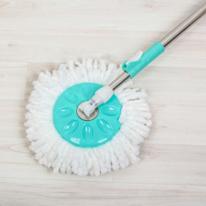 Набор для уборки: ведро на колёсиках с металлической центрифугой 16 л, швабра, запасная насадка из микрофибры, дозатор, Набор для уборки: ведро на колёсиках с металлической центрифугой 16 л, швабра, запасная насадка из микрофибры, дозатор,