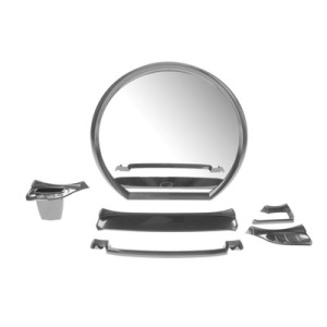 Набор для ванной комнаты Verona, цвет металлик Набор для ванной комнаты Verona, цвет металлик