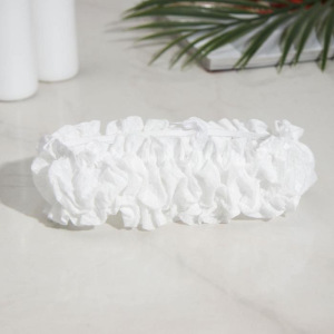 Набор фиксаторов для волос с двумя резинками одноразовый Чистовье, спанлейс, 10 шт/уп, цвет белый Набор фиксаторов для волос с двумя резинками одноразовый Чистовье, спанлейс, 10 шт/уп, цвет белый