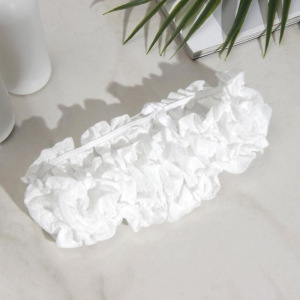 Набор фиксаторов для волос с двумя резинками одноразовый Чистовье, спанлейс, 10 шт/уп, цвет белый Набор фиксаторов для волос с двумя резинками одноразовый Чистовье, спанлейс, 10 шт/уп, цвет белый