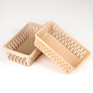 Набор корзин для хранения BranQ Light S, 3 шт: 25,5×15×7,2 см, цвет кофейный Набор корзин для хранения BranQ Light S, 3 шт: 25,5×15×7,2 см, цвет кофейный