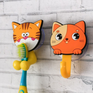 Набор «Котята», держатель для зубной щётки, крючок, мыльница., 13 х 9,5 см Набор «Котята», держатель для зубной щётки, крючок, мыльница., 13 х 9,5 см