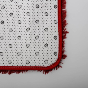 Набор ковриков для ванны и туалета Доляна «Пушистик», 2 шт: 38×40, 40×60 см, цвет бордовый Набор ковриков для ванны и туалета Доляна «Пушистик», 2 шт: 38×40, 40×60 см, цвет бордовый