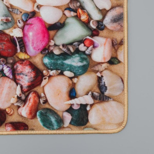 Набор ковриков для ванны и туалета Доляна «Ракушки», 3 шт: 50×80, 50×40, 40×43 см Набор ковриков для ванны и туалета Доляна «Ракушки», 3 шт: 50×80, 50×40, 40×43 см