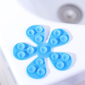 Набор мини-ковриков для ванны Доляна «Цветочек», 10,5×10,5 см, 6 шт, цвет МИКС Набор мини-ковриков для ванны Доляна «Цветочек», 10,5×10,5 см, 6 шт, цвет МИКС