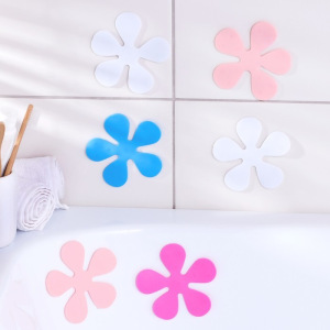 Набор мини-ковриков для ванны Доляна «Цветочек», 10,5×10,5 см, 6 шт, цвет МИКС Набор мини-ковриков для ванны Доляна «Цветочек», 10,5×10,5 см, 6 шт, цвет МИКС