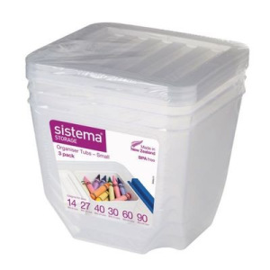 Набор органайзеров Sistema, по 1,3 л, 3 шт. Набор органайзеров Sistema, по 1,3 л, 3 шт.