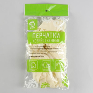 Набор перчаток хозяйственных, латексные, размер M, 10 шт. Набор перчаток хозяйственных, латексные, размер M, 10 шт.