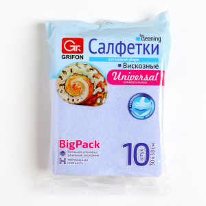 Набор салфеток для кухни из вискозы, 30×38 см, 10 шт, цвет МИКС Набор салфеток для кухни из вискозы, 30×38 см, 10 шт, цвет МИКС