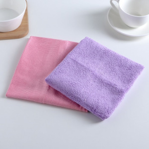 Набор салфеток из микрофибры «Чистюля», 2 шт, цвет МИКС Набор салфеток из микрофибры «Чистюля», 2 шт, цвет МИКС