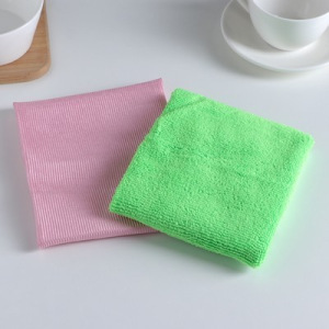 Набор салфеток из микрофибры «Чистюля», 2 шт, цвет МИКС Набор салфеток из микрофибры «Чистюля», 2 шт, цвет МИКС