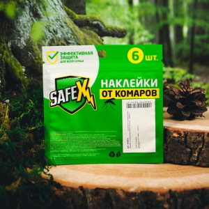 Наклейки антимоскитные SAFEX, №3, 6 шт. Наклейки антимоскитные SAFEX, №3, 6 шт.