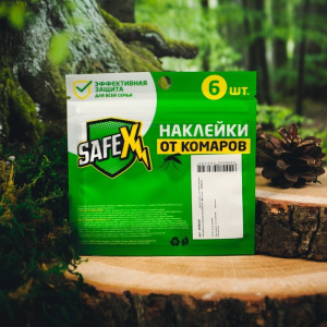 Наклейки антимоскитные SAFEX, №6, 6 шт. Наклейки антимоскитные SAFEX, №6, 6 шт.