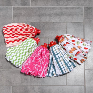 Насадка для швабры Доляна «Юбочка полоски», цвет МИКС Насадка для швабры Доляна «Юбочка полоски», цвет МИКС