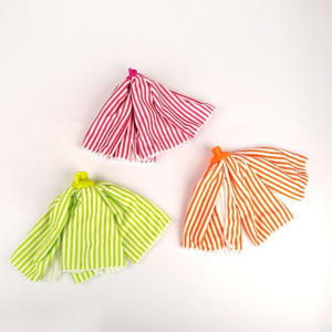 Насадка для швабры Доляна «Юбочка полоски», микрофибра, цвет МИКС Насадка для швабры Доляна «Юбочка полоски», микрофибра, цвет МИКС